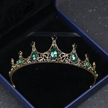 Load image into Gallery viewer, Crystal Emerald Tiara

