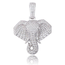 Load image into Gallery viewer, Icy Elephant Pendant Necklace
