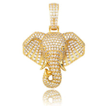 Load image into Gallery viewer, Icy Elephant Pendant Necklace

