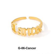 Load image into Gallery viewer, Zodiac Bling Rings

