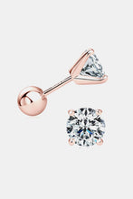 Load image into Gallery viewer, 2 Carat Moissanite 925 Sterling Silver Stud Earrings - Blingdropz
