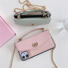 Load image into Gallery viewer, Luxury IPhone Crossbody Case - Blingdropz

