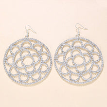 Load image into Gallery viewer, Flower Of LIfe Bling Earrings - Blingdropz
