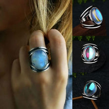 Load image into Gallery viewer, Big Moonstone Ring - Blingdropz
