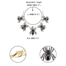 Load image into Gallery viewer, Halloween Spider Necklace - Blingdropz
