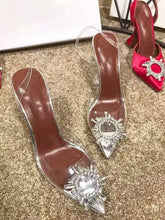 Load image into Gallery viewer, Kylie Diamond Toe Sling Back - Blingdropz
