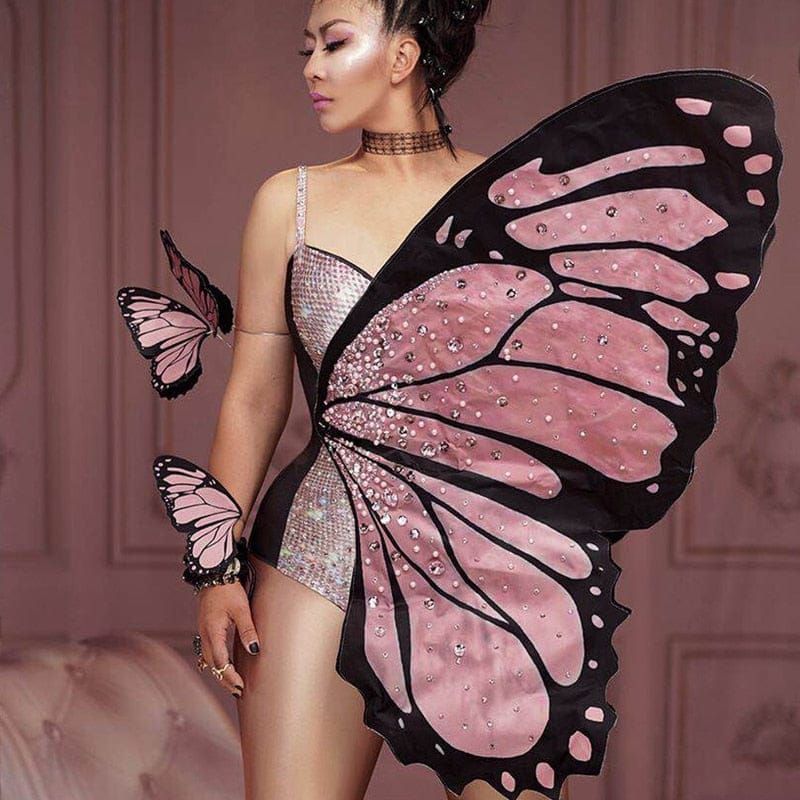 Pink Bling Butterfly Wings - Blingdropz