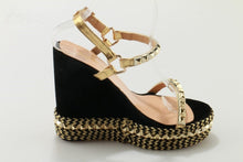 Load image into Gallery viewer, Gold Rivet Wedges - Blingdropz
