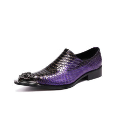 Load image into Gallery viewer, Men&#39;s Ombre Alligator Print Loafer - Blingdropz
