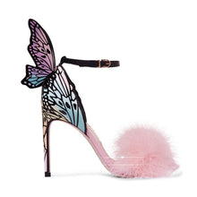 Load image into Gallery viewer, Butterfly &amp; Fur Stilettos - Blingdropz
