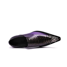 Load image into Gallery viewer, Men&#39;s Ombre Alligator Print Loafer - Blingdropz
