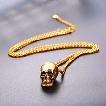 Load image into Gallery viewer, Gothic Skull Necklace - Blingdropz
