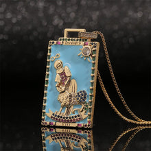 Load image into Gallery viewer, Tarot Card Pendant Necklace - Blingdropz
