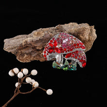 Load image into Gallery viewer, Happy Mushroom Brooche - Blingdropz
