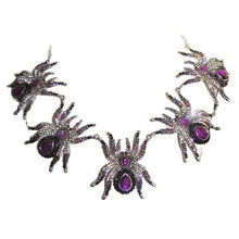 Load image into Gallery viewer, Halloween Spider Necklace - Blingdropz
