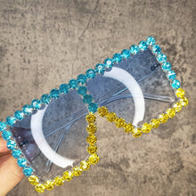 Load image into Gallery viewer, Oversized Bling Crystal Sunglasses - Blingdropz
