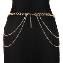 Load image into Gallery viewer, Layered Waist Chain Belt - Blingdropz
