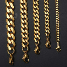 Load image into Gallery viewer, Gold Cuban Link Chains - Blingdropz
