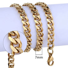 Load image into Gallery viewer, Gold Cuban Link Chains - Blingdropz
