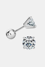 Load image into Gallery viewer, 2 Carat Moissanite 925 Sterling Silver Stud Earrings
