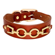Load image into Gallery viewer, Leather Bling Doggie Collar - Blingdropz
