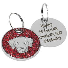 Load image into Gallery viewer, Shiny Doggie ID Tag - Blingdropz
