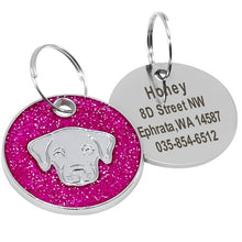 Load image into Gallery viewer, Shiny Doggie ID Tag - Blingdropz
