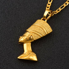 Load image into Gallery viewer, Nefertiti Pendant Necklace - Blingdropz
