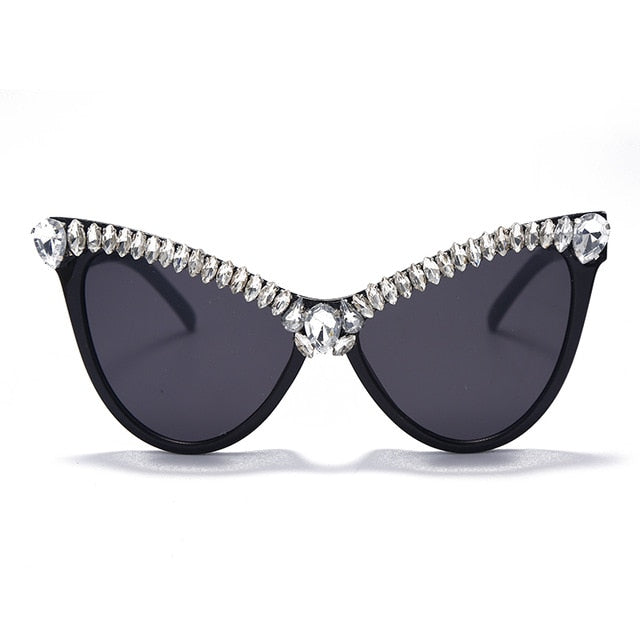 Audrey Retro Bling Sunglasses - Blingdropz