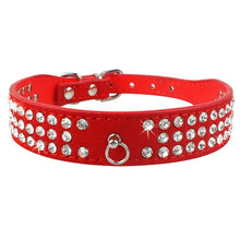 Load image into Gallery viewer, Studded Suede Doggo or Kitty Collar - Blingdropz
