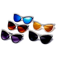 Load image into Gallery viewer, Audrey Retro Bling Sunglasses - Blingdropz
