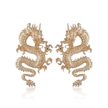 Load image into Gallery viewer, Dragon Stud Earrings - Blingdropz
