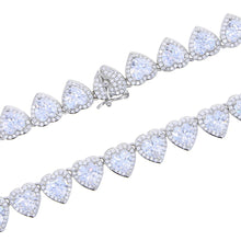 Load image into Gallery viewer, Crystal Heart Choker - Blingdropz
