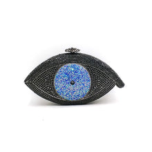 Load image into Gallery viewer, Evil Eye Diamond Clutch - Blingdropz
