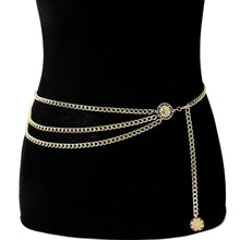 Load image into Gallery viewer, Layered Chain Belt - Blingdropz
