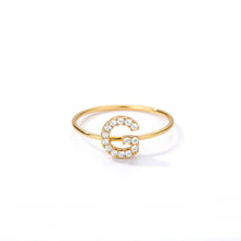 Load image into Gallery viewer, Icy Initial Rings - Blingdropz
