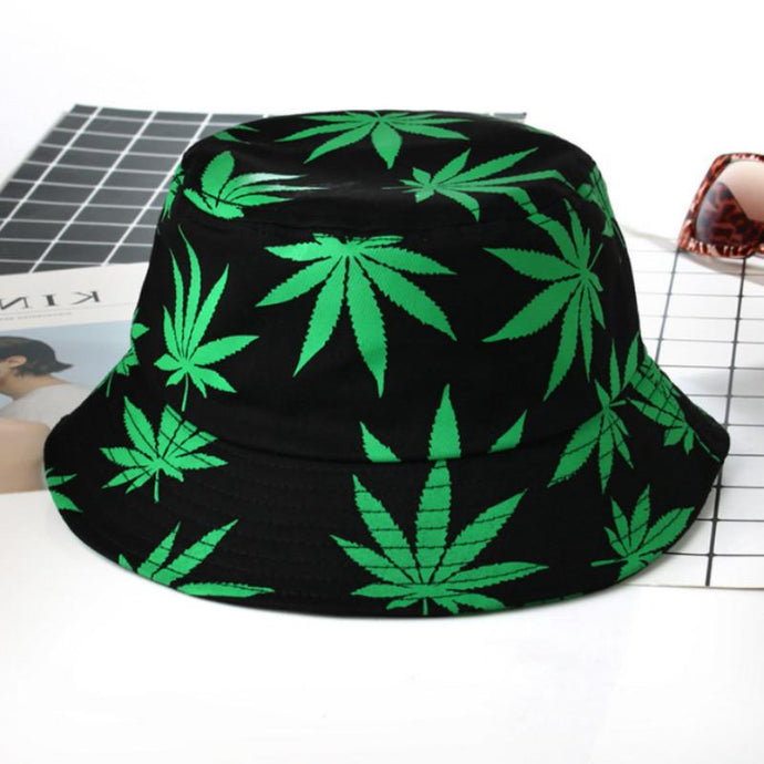 Leafy Bucket Hat - Blingdropz