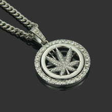 Load image into Gallery viewer, Icy Mary Medallion Necklace - Blingdropz
