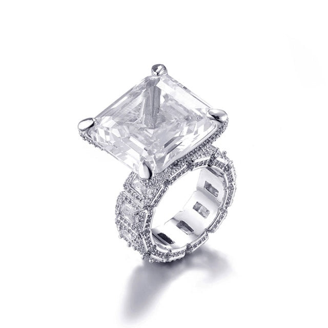 Squared Ice Ring - Blingdropz