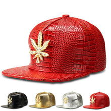 Load image into Gallery viewer, Icy Leaf Snapback - Blingdropz

