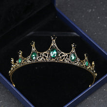 Load image into Gallery viewer, Crystal Emerald Tiara - Blingdropz
