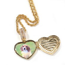 Load image into Gallery viewer, Heart Locket Pendant Necklace - Blingdropz
