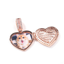 Load image into Gallery viewer, Heart Locket Pendant Necklace - Blingdropz
