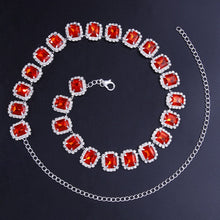 Load image into Gallery viewer, Crystal Choker Chain - Blingdropz
