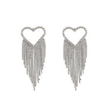 Load image into Gallery viewer, Jumbo Icy Heart Dangles - Blingdropz
