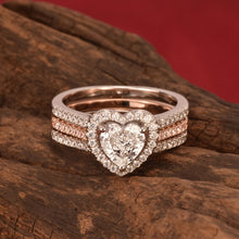 Load image into Gallery viewer, Rose Gold Heart - Blingdropz
