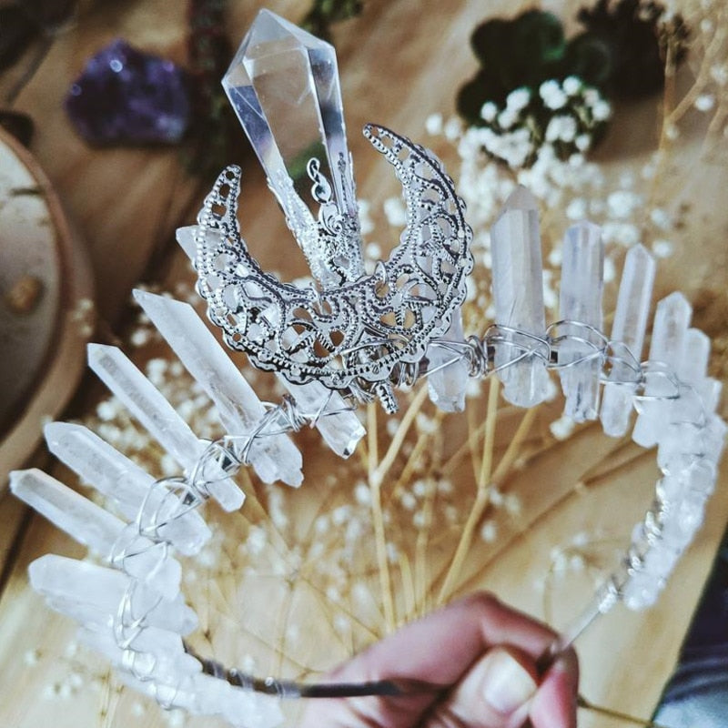 Crystal Quartz Crown - Blingdropz