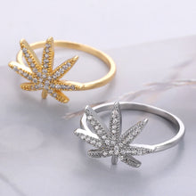 Load image into Gallery viewer, Canna Leaf Rings - Blingdropz
