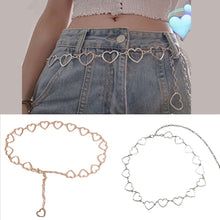 Load image into Gallery viewer, Hearts Chain Belt - Blingdropz
