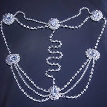 Load image into Gallery viewer, Crystal Crown Chain - Blingdropz
